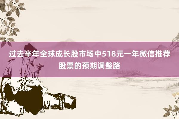 过去半年全球成长股市场中518元一年微信推荐股票的预期调整路